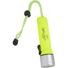 Resim Moveevo Plastik Su Altı Feneri Ipx7 60m Su Geçirmez 3w Beyaz Işık Manyetik Anahtar 100-150m Menzil Pil Dahil Değil 