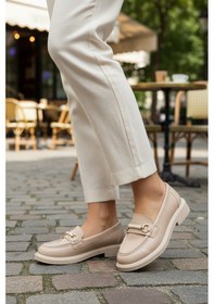 Resim Bej Cilt Kadın Casual Ayakkabı 572441 Z Bej Cilt 