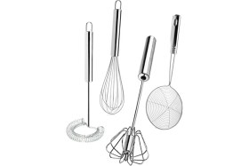 Resim Feyza Design 4'lü Set Otomatik Basmalı Çırpıcı ve Mikser Seti 