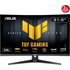 Resim Verto Asus Tuf Gamıng VG32VQM5B 31,5&amp;quot; 0,5ms, 250Hz, Fullhd Curved, Dp, 2xhdmı, Va Panel, 1500R, Display Widget Center, Gamıng Monitör 