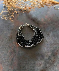 Resim Hematit ve Onix Taşlı Bileklik 