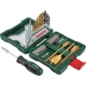 Resim Bosch 41 parça Titanyum X-line Aksesuar Seti -Tornavida Hediyeli- 