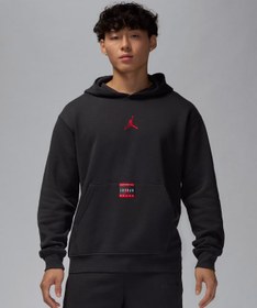Resim Jordan Brooklyn Fleece Pullover Hoodie - Siyah / 