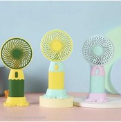 Resim CUGYPARTY TELEFON TUTUCULU EL FANI / MASA VE EL VANTİLATÖRÜ RETRO RENKLER 