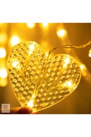 Resim TechnoSmart Kalp Perde Animasyonlu Eklenebilir Fişli Led Işık 