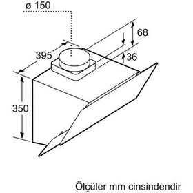 Resim Siemens LC65KA670T Duvar Tipi 60 CM Davlumbaz 