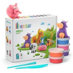 Resim Hey Clay Yaratıcı Kil Seti - Animals 