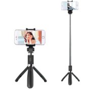 Resim Ayaklı Bluetooth Kablosuz Telefon Tripod Selfie Çubuğu 