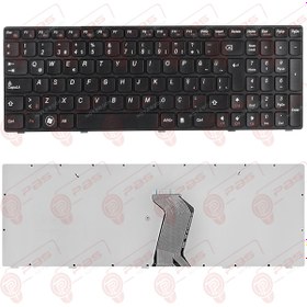 Resim Lenovo Uyumlu G510, 20238, 80A8 Klavye Tuş Takımı Siyah Tr Q Notebook Kl 
