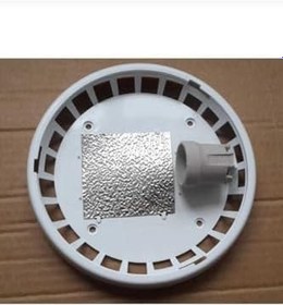 Resim Tavan Glop Armatürü, E27 Duylu, Plastik Mika Porselen, Beyaz Şeffaf, Banyo Balkon Lambası 