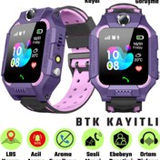 Resim SONREİR Watch Kameralı Gps Takipli Akıllı Çocuk Saati Sım Kartlı Ortam Dinleme Iphone Huawei Android Ios 8 9 