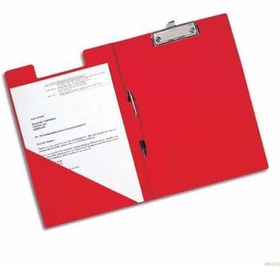 Resim Esselte Kapaklı Sekreterlik Cilt Bezli A4 Kırmızı 3901 