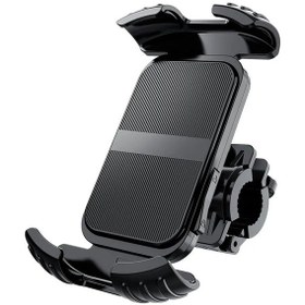 Resim Bisiklet Motosiklet Scooter Gidon Montajlı Telefon Tutucu - Fc978 