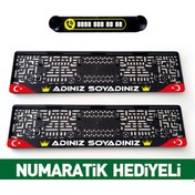 Resim 2 Adet Plakalık Kişiye Özel Numaratik' Numaratör Hediyeli 273743897 