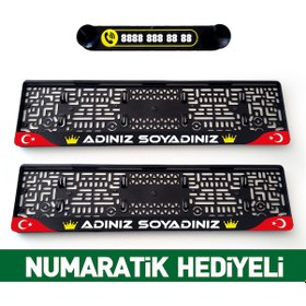 Resim 2 Adet Plakalık Kişiye Özel Numaratik' Numaratör Hediyeli 273743897 