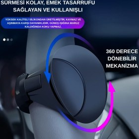 Resim Polham Araç Direksiyon Topuzu 360 Dönebilir, Direksiyon Çizmez, Tüm Araç Direksiyonlarına Uyumlu 