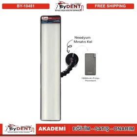 Resim Pdr Boyasız Göçük Düzeltme Şarjlı 2 Ledli Uzun Lamba Mıknatıslı 52X12 