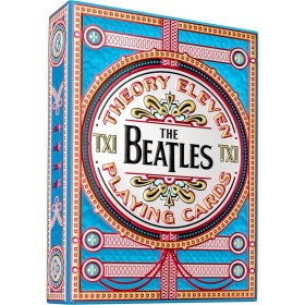 Resim Storemax THEORY11 The Beatles Premium Oyun Kartları – Mavi Deste 