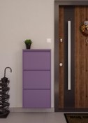 Resim Ceha 3'lü Metal Ayakkabılık - Mor 