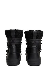 Resim Tommy Hilfiger FAUX SHEARLING SNOWBOOT Siyah Kadın Kar Botu 
