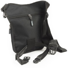 Resim İMAKS Çok Gözlü Su Geçirmez Bel Bacak Omuz Motosiklet Kurye Çantası Bodybag Siyah-Gri 3470 