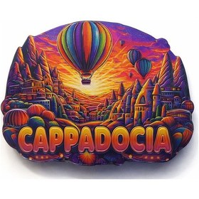 Resim Silikon Buzdolabı Magneti Model 2 Kapadokya Temalı 