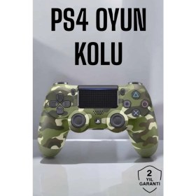 Resim Ps4 Oyun Kolu Kamuflaj Desenli Joystick 
