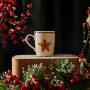 Resim Tulu Porselen Nice Cookies Yıldız Desenli Kupa - 290 cc 
