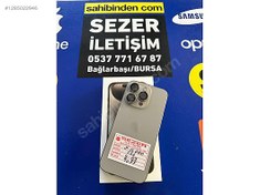 Resim Apple iPhone 15 Pro İkinci El TR | 256 GB | Natürel Titanyum İkinci El 15 PRO 256 GB HATASIZ PİL 88 4 AY GARANTİLİ