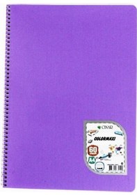 Resim Çınar A4 Defter 60 Yp. Kareli Spr. Pp. Kpk. Colormaxı Çok Renkli 