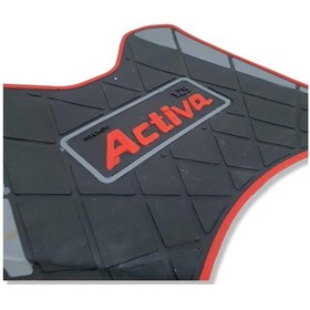 Resim Honda Actıva 125cc Uyumlu Silikon Özel Üretim Paspas Gri 