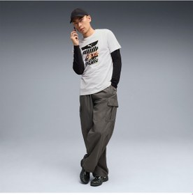 Resim Puma Graphic Erkek Beyaz T-shirt 693010 