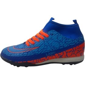 Resim Lion Erkek Sax-turuncu Çoraplı Halı Saha Futbol Ayakkabısı Saks - Turuncu 