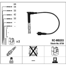 Resim Ateşleme Kablosu - Ngk 0738 