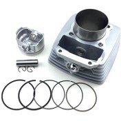 Resim Silindir Piston Komple Q62.5 13 Perno Gri-Cg150 