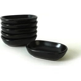Resim Mat Siyah Noyan Çerezlik 11 cm 6 Adet 956 
