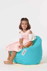 Resim earmut Premium Çocuk Armut Koltuk Turkuaz 