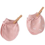 Resim Nessiworld AC23070 Floral 100% Organic Cotton Prematüre Eldiven Pink 