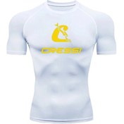 Resim Snapbuy Erkek Uv Koruyucu Rashguard Mayo - Denizanası Önleyici Sörf Dalış T-shirtturkuaz Turkuaz 