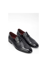 Resim Tamer Tanca Erkek Hakiki Deri Siyah Makosen Ayakkabı 537 3052 Erk Ayk Sk23/24 Syh Bfl/syh Krtn 