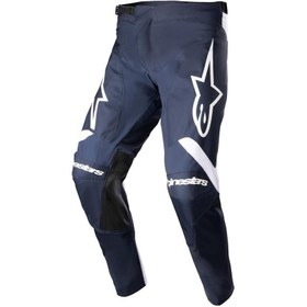 Resim Alpinestars Racer Hoen Kros Motosiklet Pantolonu (Mavi / Beyaz) 