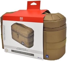 Resim HORI Compact Carry All (Sand) Carrying Case for Nintendo Switch 2 - Officially Licensed by Nintendo 