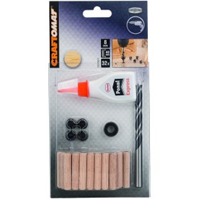 Resim Craftomat Dübel Seti 8x40 mm (32 adet) 