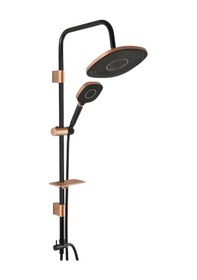 Resim Diamond Coral Bronze-black Tall Sistem Duş Seti Diğer 