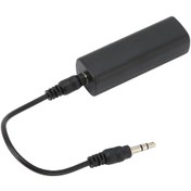 Resim Tenfowee Siyah 3.5mm Ses Gürültü Filtresi, Araç Ses Sistemi Ve Ev Stereosu İçin Toprak Döngüsü Gürültü Yalıtımı, Plug & Play, Abs Malzeme 