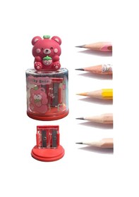 Resim Mini Figürlü Sevimli 2 Li Kalem Traş 2 Adet Hazneli Kalemtıraş Çift Bıçaklı Kalem Açacağı Figürlü No1 Jumbo Ve Standart 