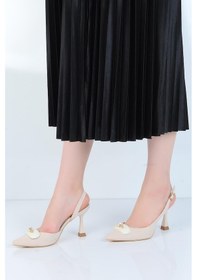 Resim Scarletta Tektaş 9 Cm Topuklu Kadın Ayakkabı 001 