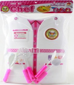 Resim Kostümlü Mutfak Seti Altı Parça 
