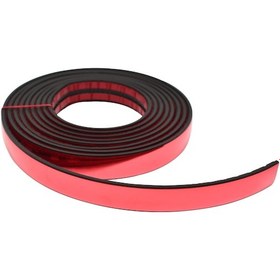 Resim Parlak Kırmızı 15 Mm Nikelaj Şerit 5 Metre 