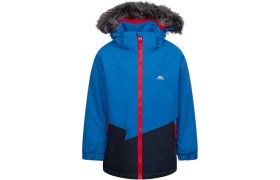 Resim Trespass Deen Rain Jacket Erkek Çocuk Mavi Yağmurluk 